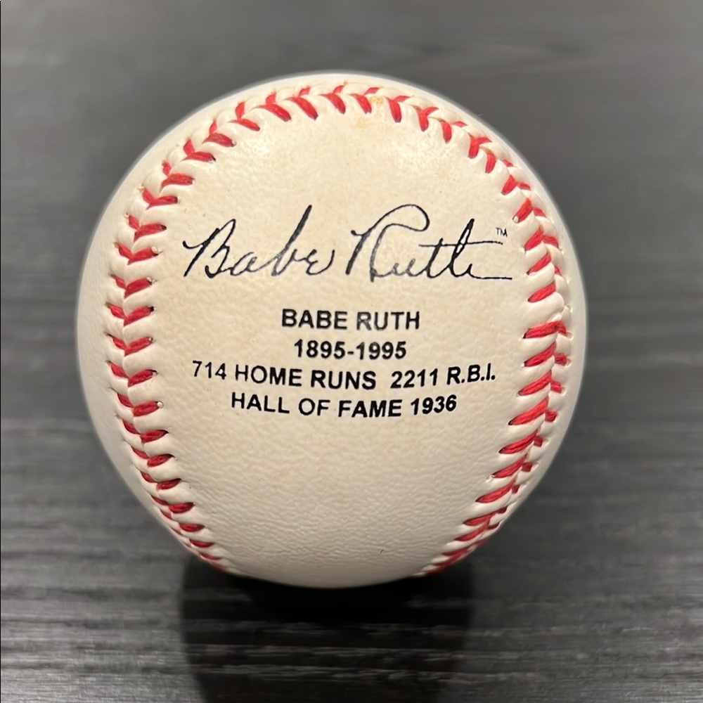 Babe Ruth Commemorative Baseball
